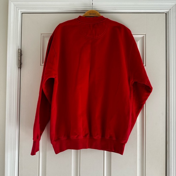 Vintage 90s Red Wings NHL Crewneck Sweatshirt Detroit Hockey Red Black Sports - Picture 11 of 12